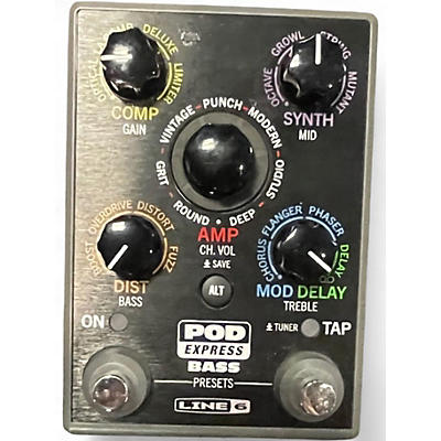 Used Line 6 pod express bass Bass Effect Pedal