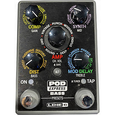 Used Line 6 pod express bass Effect Processor