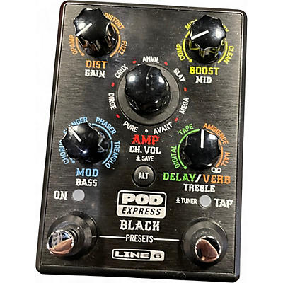 Used Line 6 pod express black Effect Processor