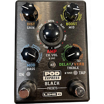 Used Line 6 pod express black Effect Processor