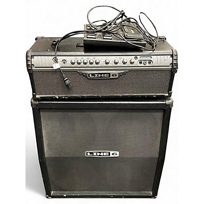 Used Line 6 spider 3 HD150 HALF STACK Guitar Stack