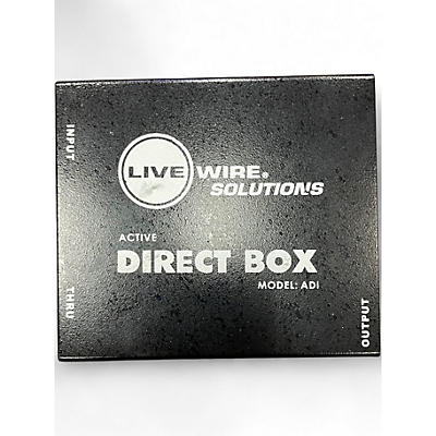 Used Live Wire Solutions ADI ACTIVE DIRECT BOX  Direct Box