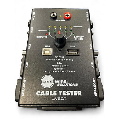 Used Live Wire Solutions CABLE TESTER