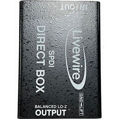 Used Livewire SPDI Passive Direct Box Direct Box