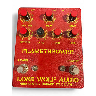 Used Lone Wolf Audio FLAMETHROWER Effect Pedal