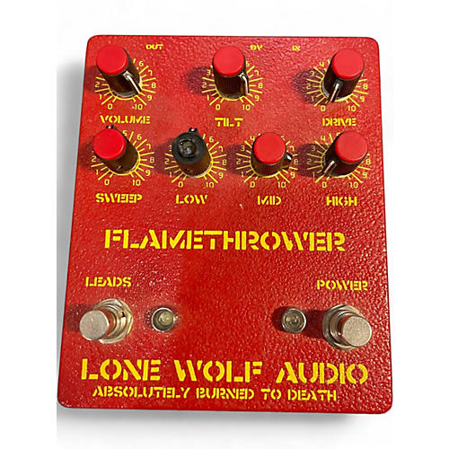 Used Lone Wolf Audio FLAMETHROWER Effect Pedal