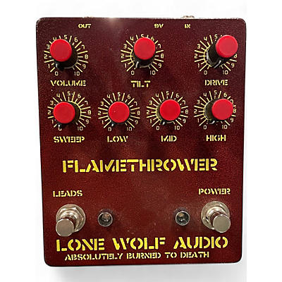Used Lone Wolf Audio Flamethrower Effect Pedal