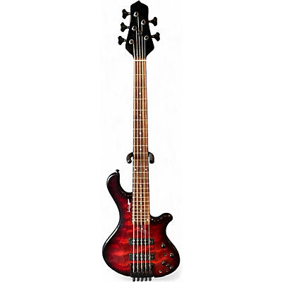 Used Lore Crow Designs LCB 001 Trans Red Electric Bass Guitar