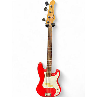 Used Lotus BASS Pink Electric Bass Guitar