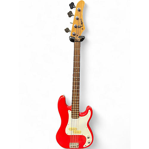 Used Lotus BASS Pink Electric Bass Guitar Pink
