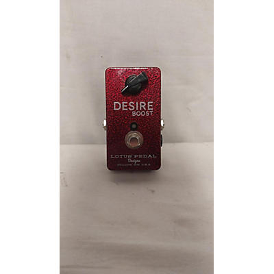 Used Lotus PEDAL DESIGNS DESIRE BOOST Effect Pedal