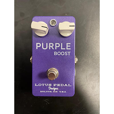 Lotus Pedal Used Lotus Pedal Purple Boost Effect Pedal