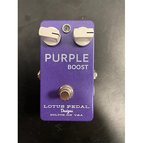 Lotus Pedal Used Lotus Pedal Purple Boost Effect Pedal