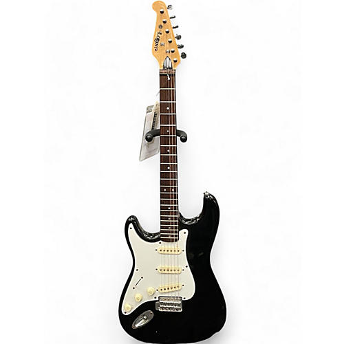 Lotus Used Lotus Strat Copy  Black Electric Guitar Black