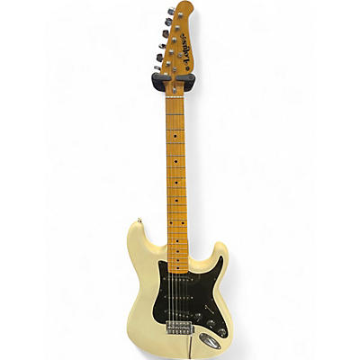 Used Lotus Stratocater Style white Solid Body Electric Guitar