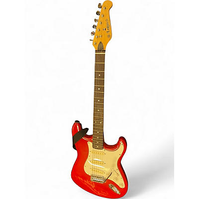 Used Lotus s style Dakota Red Solid Body Electric Guitar