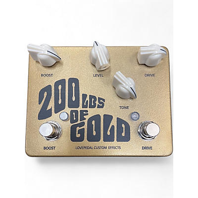 Used Lovepedal 200 LBS OF GOLD Effect Pedal
