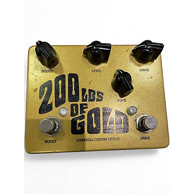 Used Lovepedal 200LBS OF GOLD Effect Pedal