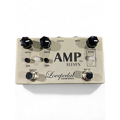 Used Lovepedal Amp Eleven Overdrive Boost Effect Pedal