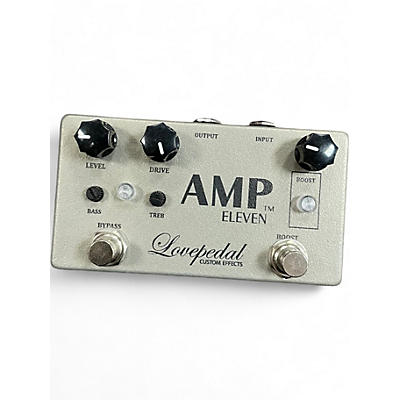 Used Lovepedal Amp Eleven Overdrive Boost Effect Pedal