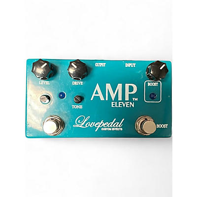 Used Lovepedal Amp Eleven Overdrive Boost Effect Pedal