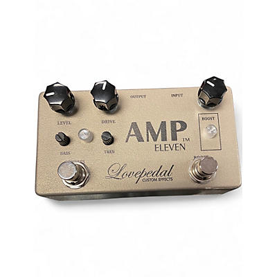 Used Lovepedal Amp Eleven Overdrive Boost Effect Pedal