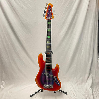 Lowend Used LowEnd NAMM 2016 LEPJ 624 Jolly Rancher Burst Electric Bass Guitar