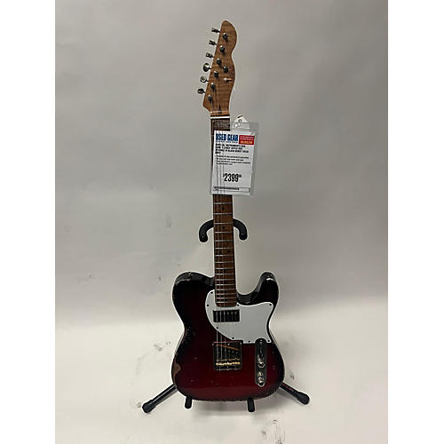 Lsl Instruments Used LsL Instruments BAD BONE 1 Candy Apple Red SPARKLE W BLACK BURST Solid Body Electric Guitar Candy Apple Red SPARKLE W BLACK BURST