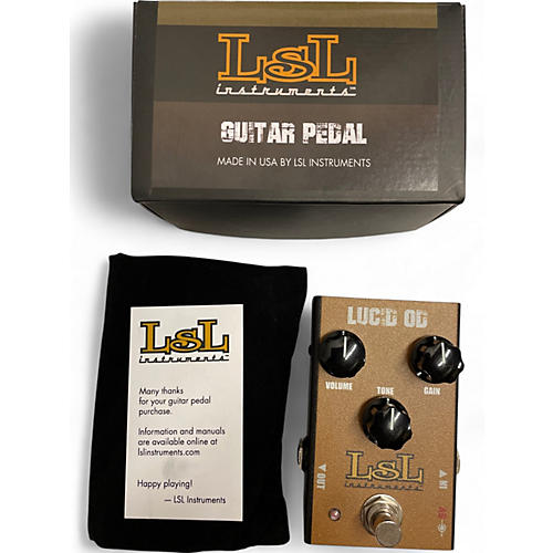 LsL Instruments Used LsL Instruments LUCID OD Effect Pedal