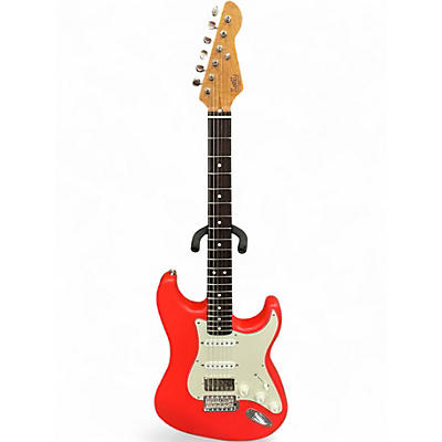 Used LsL Instruments Saticoy 1B Satin Fiesta Red Solid Body Electric Guitar