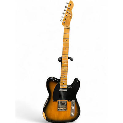 Used LsL Instruments T-Bone Roadworn Sunburst Solid Body Electric Guitar