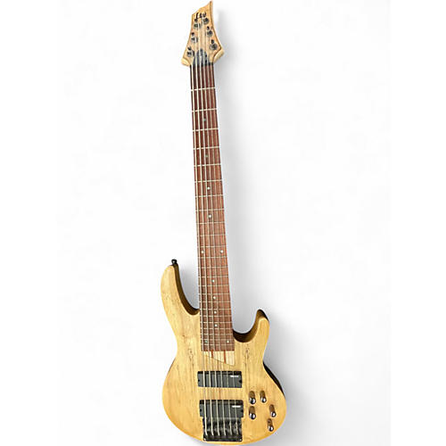 Used Ltd B-206 Natural Electric Bass Guitar Natural