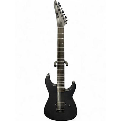 Used Ltd BLACK METAL Satin Black Solid Body Electric Guitar