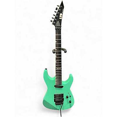 Used Ltd By Esp MIRAGE DELUXE Turquoise Solid Body Electric Guitar