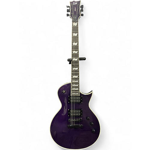 Used Ltd EC-1000 Purple Solid Body Electric Guitar Purple