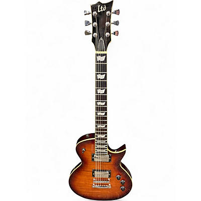 Used Ltd EC256 AMBER BURST Solid Body Electric Guitar