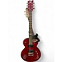 Used Ltd Ec100qm Red Solid Body Electric Guitar Red