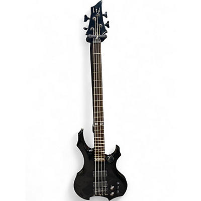 Used Ltd GWAR Bass Tom Araya Signature Black Electric Bass Guitar