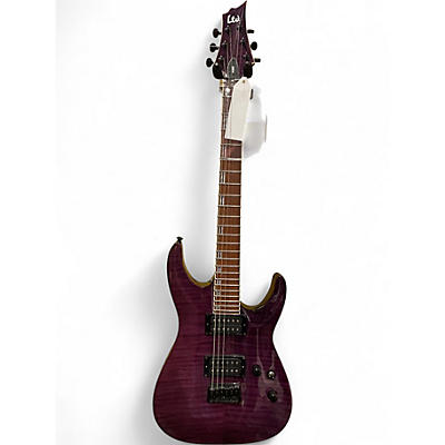 Used Ltd H-200 Purple Solid Body Electric Guitar