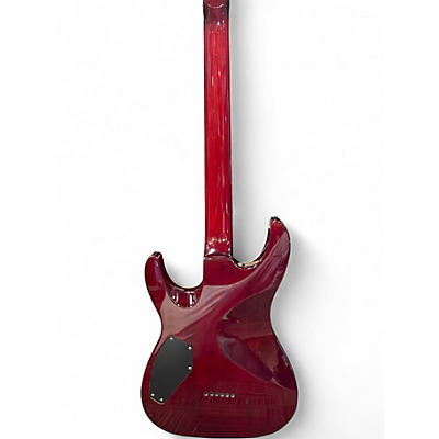 Used Ltd H1000 Trans Red Solid Body Electric Guitar