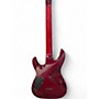 Used Ltd H1000 Trans Red Solid Body Electric Guitar Trans Red