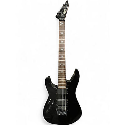 Used Ltd LTD KH602 Kirk Hammett Signature LEFT HANDED Black Solid Body Electric Guitar