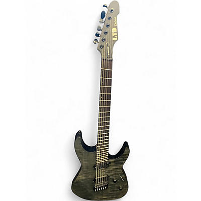 Used Ltd M-1000MS Black Solid Body Electric Guitar