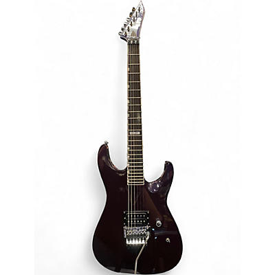 Used Ltd M1 CUSTOM Purple Solid Body Electric Guitar