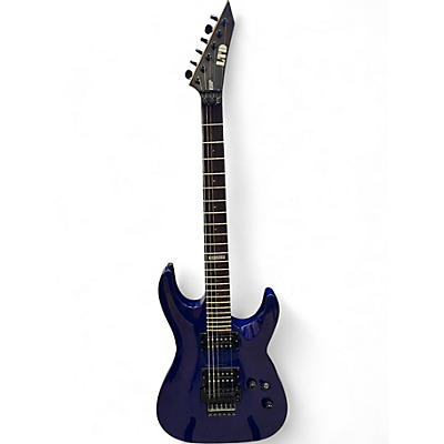 Used Ltd  MH 100 Blue Solid Body Electric Guitar