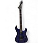 Used Ltd  MH 100 Blue Solid Body Electric Guitar Blue