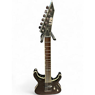 Used Ltd MH-401NT Tansparent black Solid Body Electric Guitar