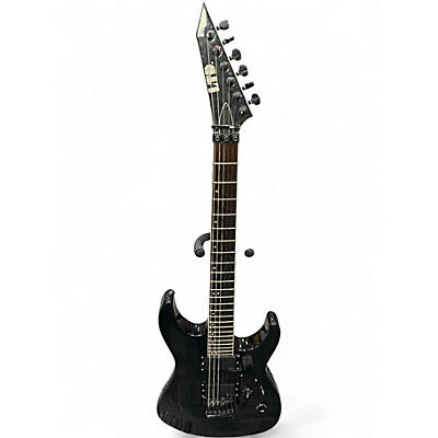 Used Ltd MII  TRANS BLACK Solid Body Electric Guitar