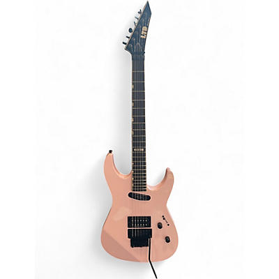 Used Ltd Mirage Deluxe Atomic Pink Solid Body Electric Guitar