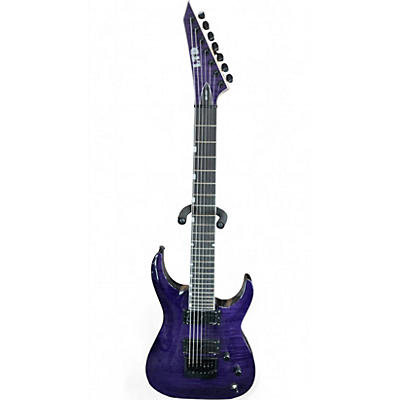 Used Ltd SH-7ET Purple Solid Body Electric Guitar